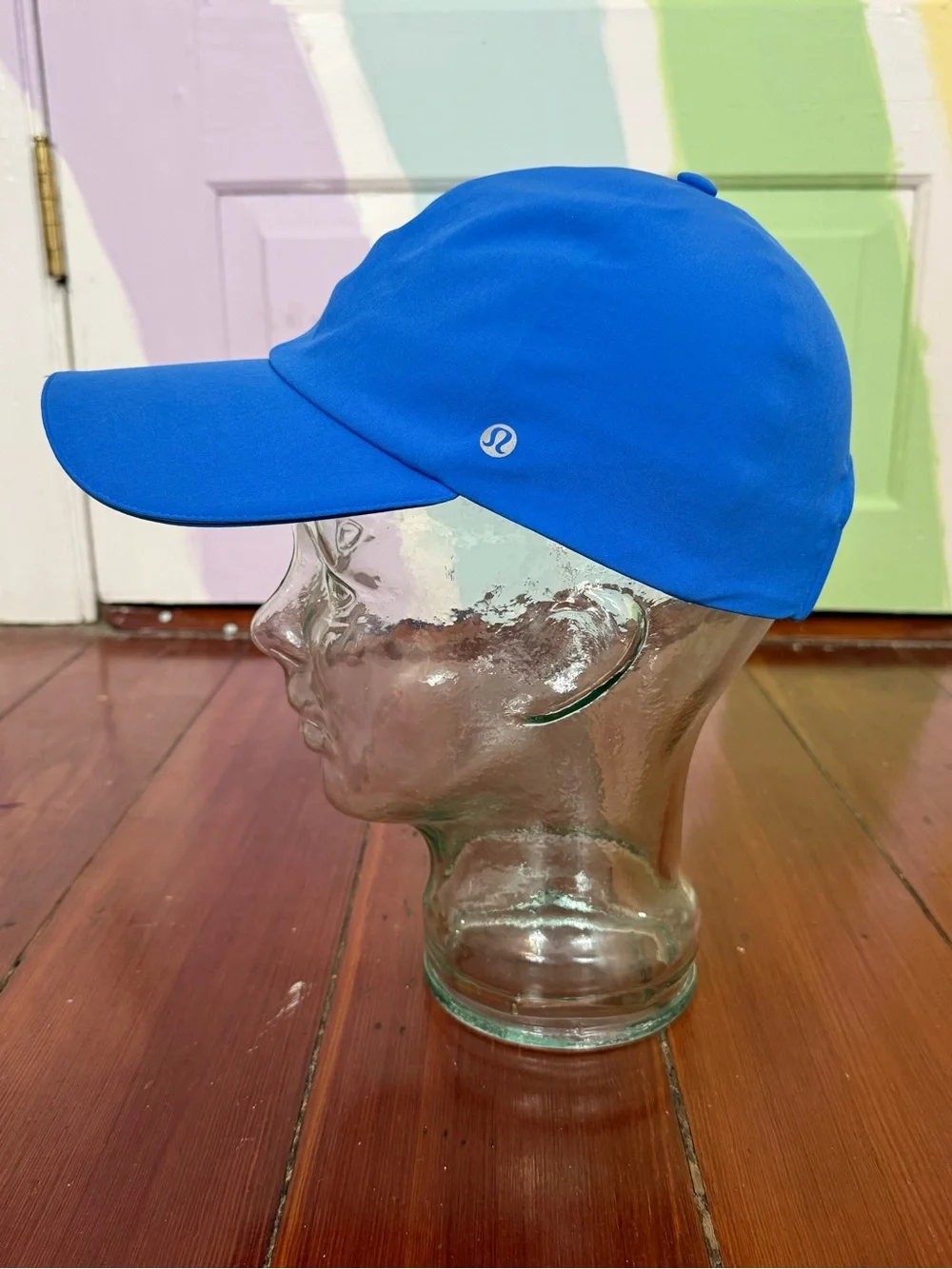 Lululemon Fast and Free Reflective Running Hat Bright Blue Sz OS 💚🍄